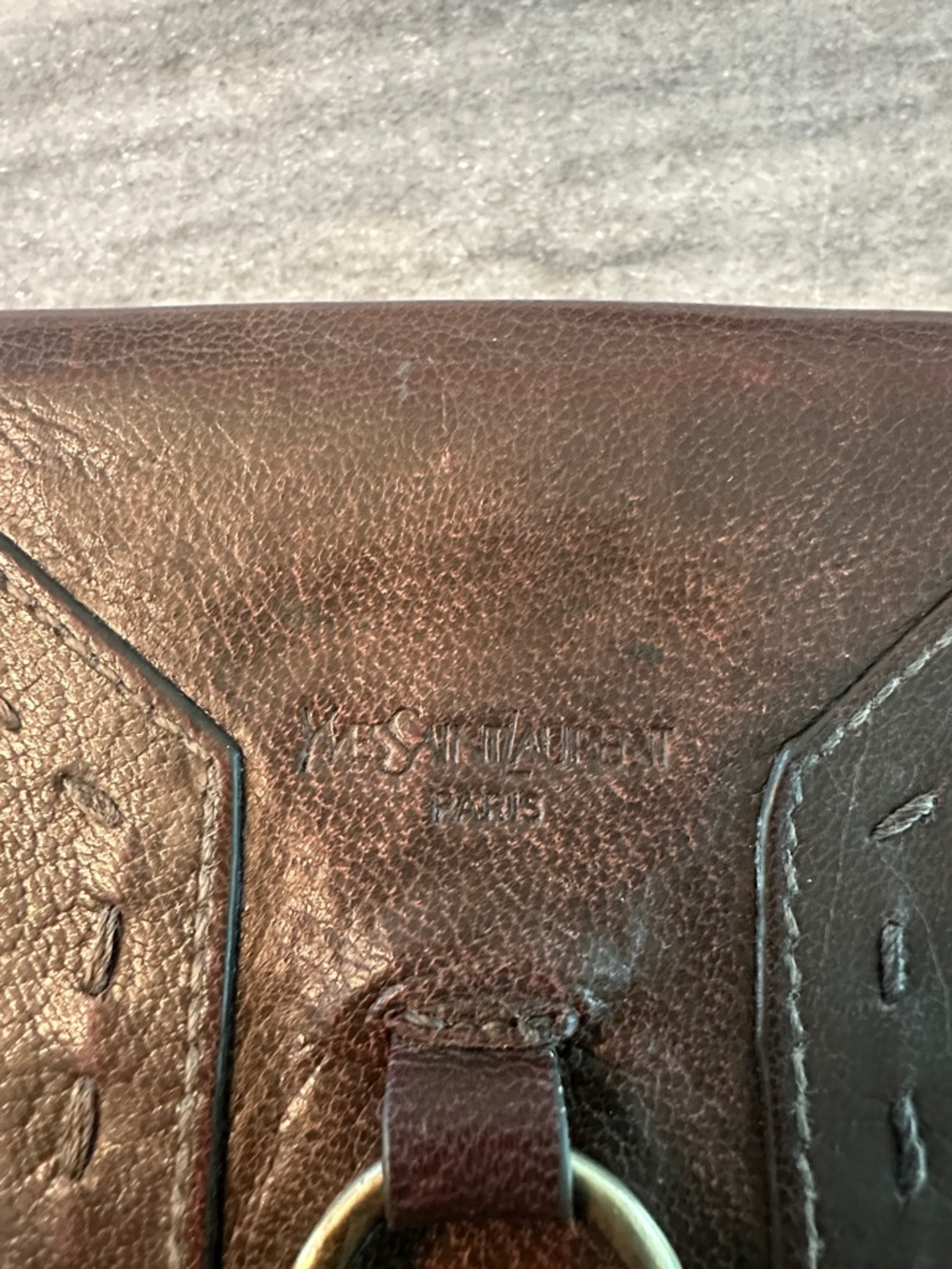 VINTAGE YSL TRI FOLD WALLET - Picture 2 of 7